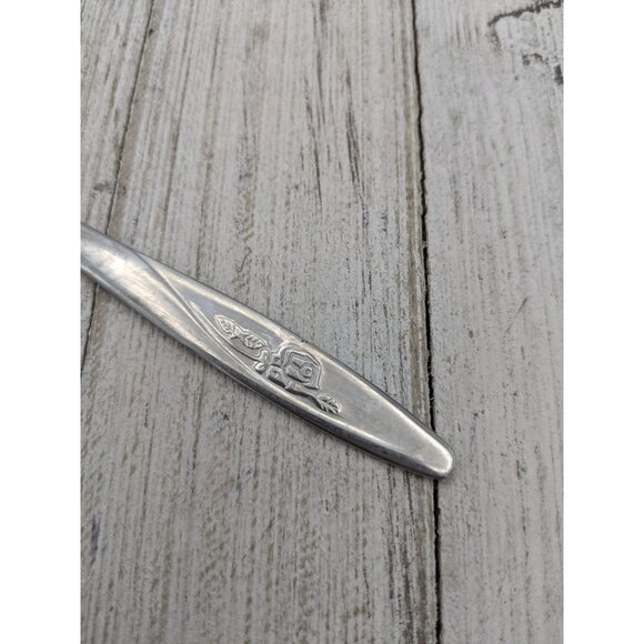 Binky! Stainless Baby Serving Spoon 5 3/8" - Picture 3 of 12